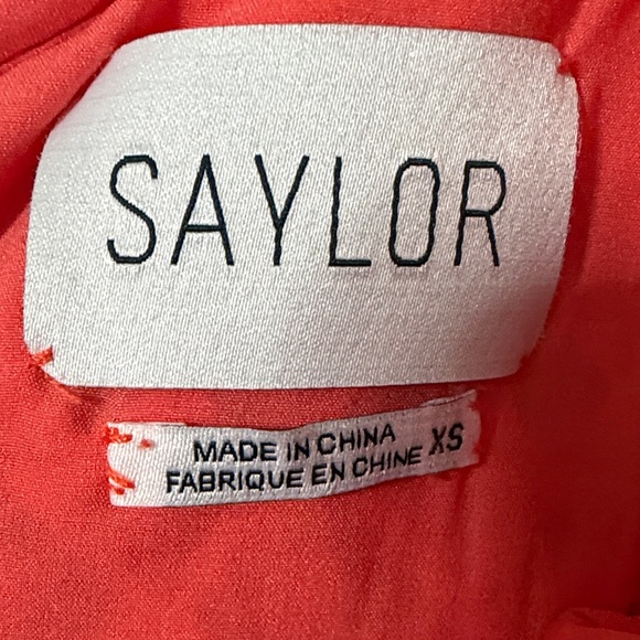 SAYLOR Red Lace Romper - Picture 2 of 3